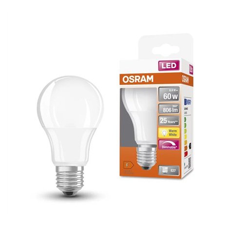 Osram Parathom Classic LED 60 dimmable 8,8W/827 E27 bulb Osram | Parathom Classic LED | E27 | 8.8 W | Warm White - 3
